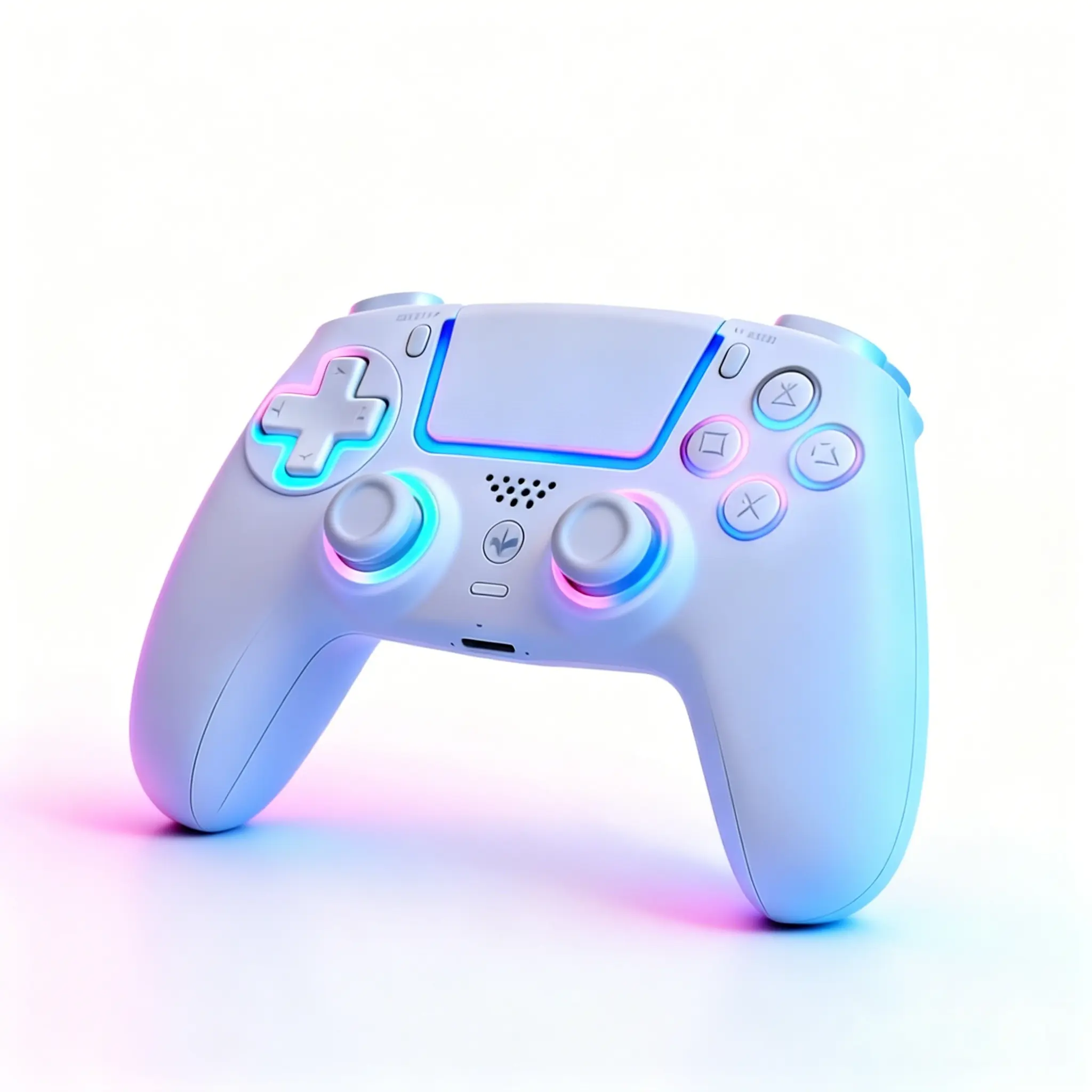 RGB Wireless PS5 Controller with Hall Effect, Anti-Drift & Turbo - Upgrade Your Gaming Setup with This Must-Have Pad.
