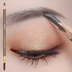 Lasting Eyebrow Pencil with Brush 4 Colors Waterproof Natural Matte Eyebrow Tattoo Tint Pen Professional Eyebrow Makeup Cosmetic,Double-Head Design, Including a Brush for Flawless, Natural Look - Perfect for All Skin Types, Eyebrow Makeup Products