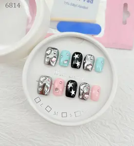 .DP.6814.Magic Mirror Powder Star Diamond Jewelry-Cool and Stylish Wearable Nail Art