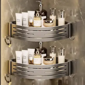 Bathroom Storage Rack, 2-Tier Shower Organizer Shelf, Shampoo Holder for Bathroom Organization, Space-Saving Bath Accessory, Bathroom Organizing Accessories, Bathroom Shower Organizers