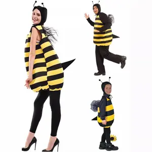 Adult Couple Family Match Halloween Bee Cosplay Costume Carnival Resurrection Holiday Costume Party Stage Show Costume Dress Up