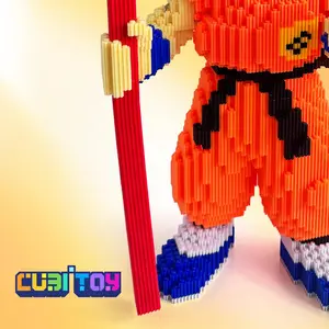 CubiTOY Animation Large Kid Kakarot (~12,000 PCS) Micro 3D Building Block Model
