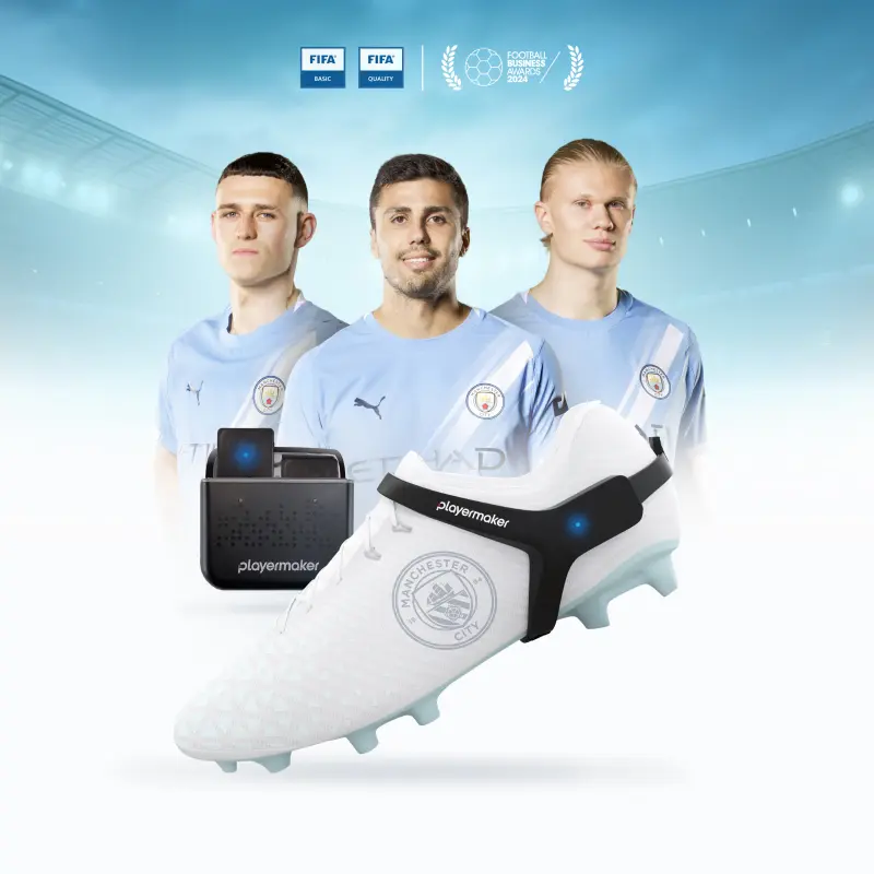 CITYPLAY Soccer Tracker - Playermaker Technology with Manchester City Development Methods