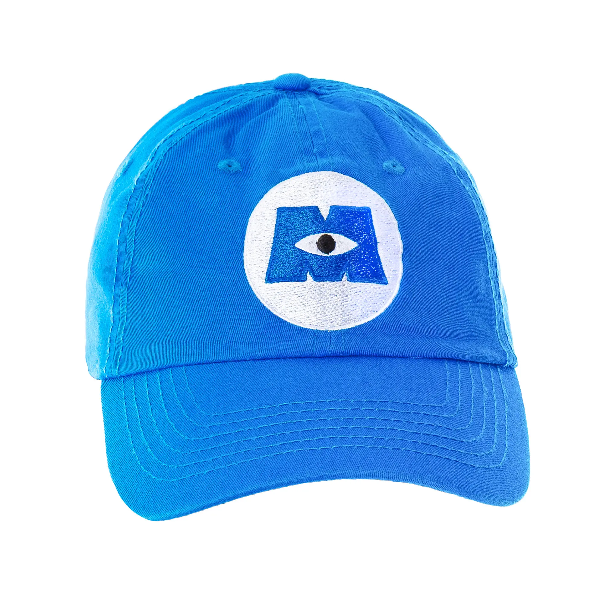 Disney Monsters Inc. Embroidered Logo Hat Adjustable Strap Baseball Cap