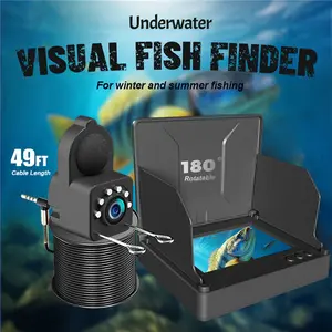 Fish Finder Visual Anchor Fish Underwater HD Display Night Vision Underwater Fish Viewer Camera Probe Fishing New Model Telescopic Spincast Rod fishing equipment