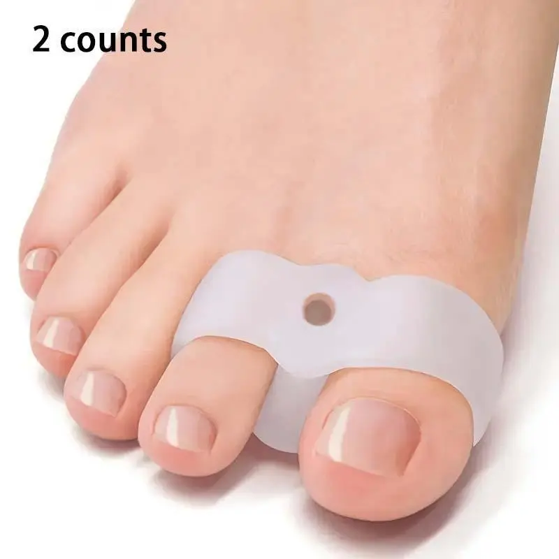 Toe Separator, 2/5/10 Counts Soft Gel Toe Separator, Toe Spacer, Toe Corrector, Foot Care Tool for Women & Men for New year gifts