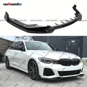2019-2022 BMW 3 Series G20 M340i 330i – MP Style Front Bumper Lip Splitter Air Dam| Gloss Black| M Bumper Only fathersdaygift fathersdaygift