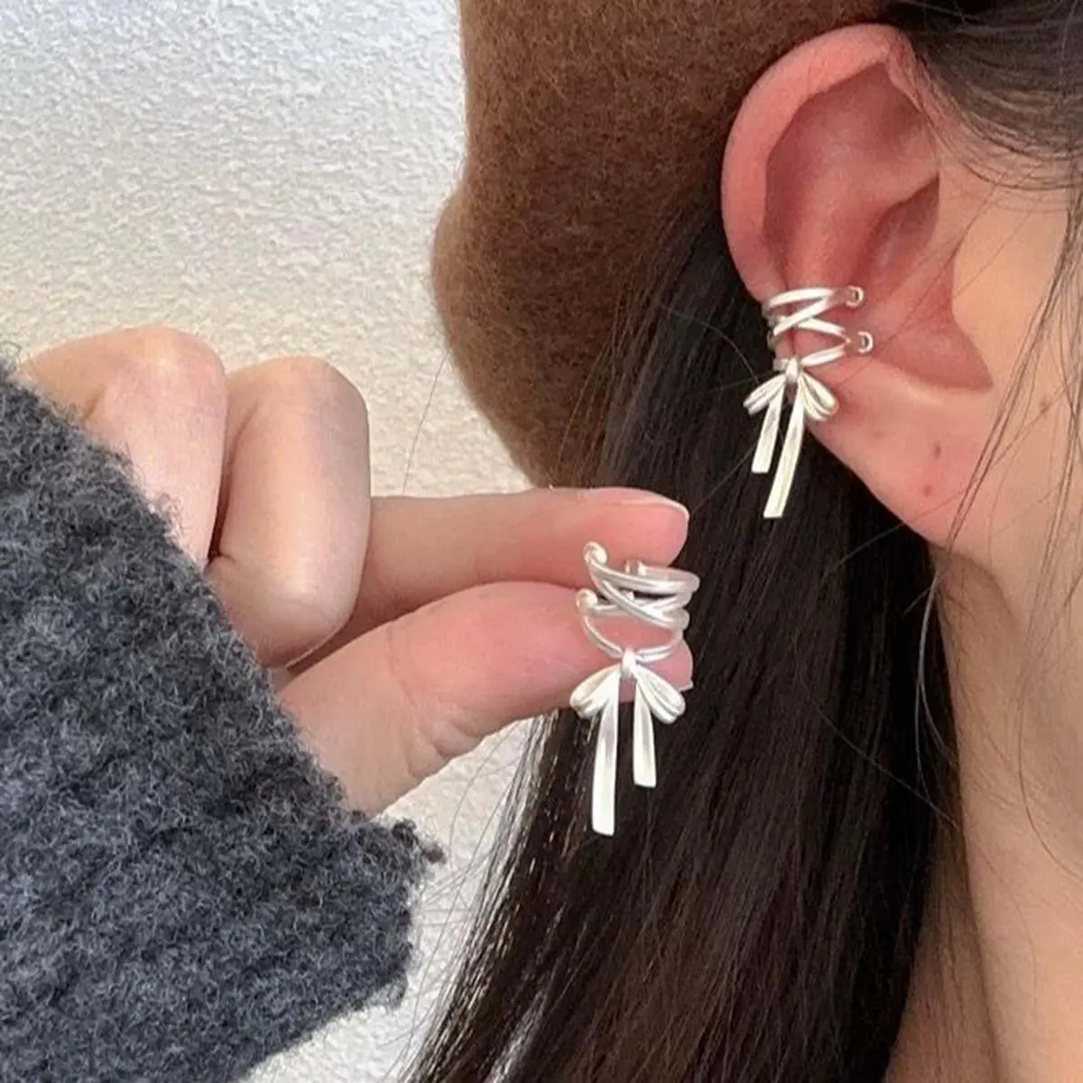 Bow ear clips are simple, sweet, generous and versatile birthday gifts and holiday gifts for girlfriends