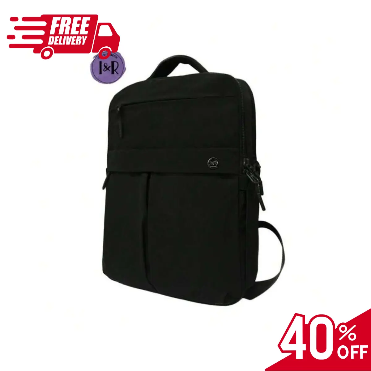 Iris Style Mini Backpack - 9013 Lightweight Portable Small Backpack, Durable Everyday Travel Bag by Iris & Rainbow