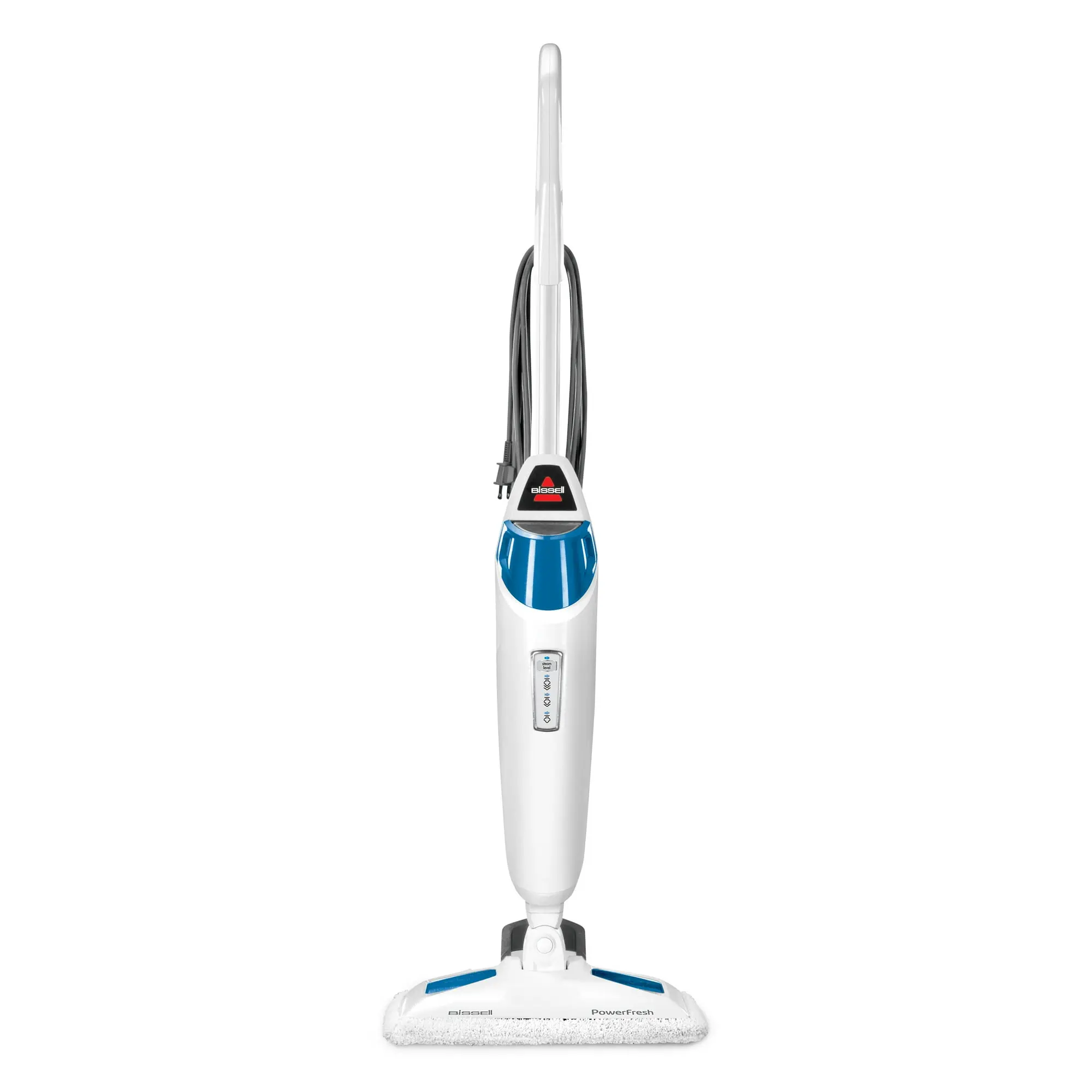 BISSELL PowerFresh Scrubbing and Sanitizing Steam Mop, Corded, for Sealed Hard Floors, Easy Scrubber, SmartSet Steam Control, Removeable Water Tank, 19405