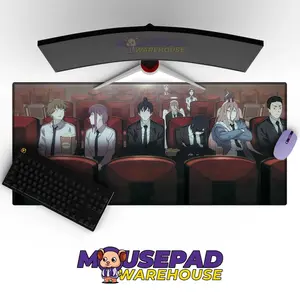 Denji Makima Aki Power Chainsaw Man V52 - Large Desk Mat, TCG Playmat, XL Gaming Pad, Extended, Office Desk Pad, Waterproof