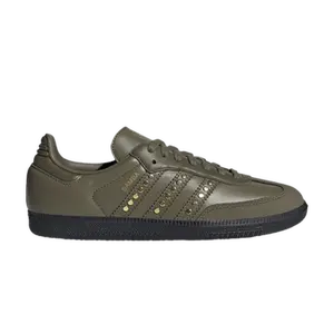 adidas Wmns Samba OG 'Studded Stripes - Dark Khaki Black'（sneakers）