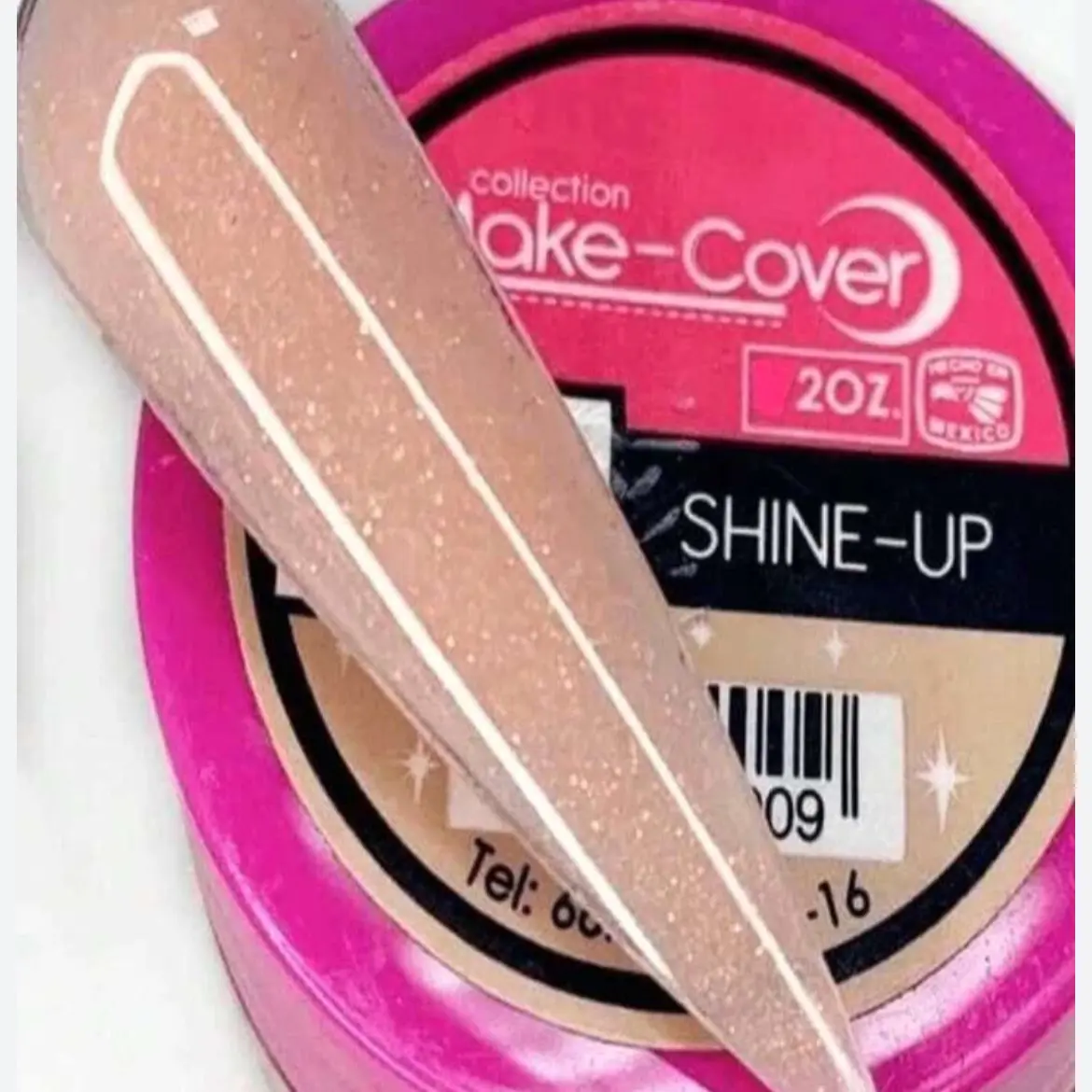 Fantasy Nails Shine Up Cover Acrylic Powder - 2oz