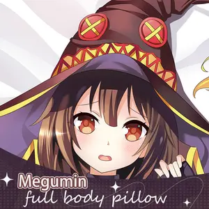Anime Dakimakura Japanese Otaku Waifu Life Size Doublesided Print Hugging Body Pillov Cover Kono Subarashii Sekai ni Shukufuku wo! Megumin
