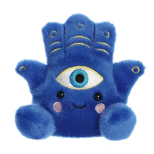 Palm Pals Adorable Farah Hamsa 5 inch Blue Mini Soft Plush Collectable Stuffed Animal