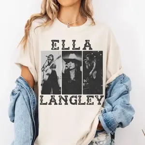 Youth & Adult , Vintage Ella Langley Graphic Shirt, Bootleg T-Shirt Still Hungover Shirt, Ella Langley Merch Ella Langley Tour 2025 Tee, Gift For Fans Men Women