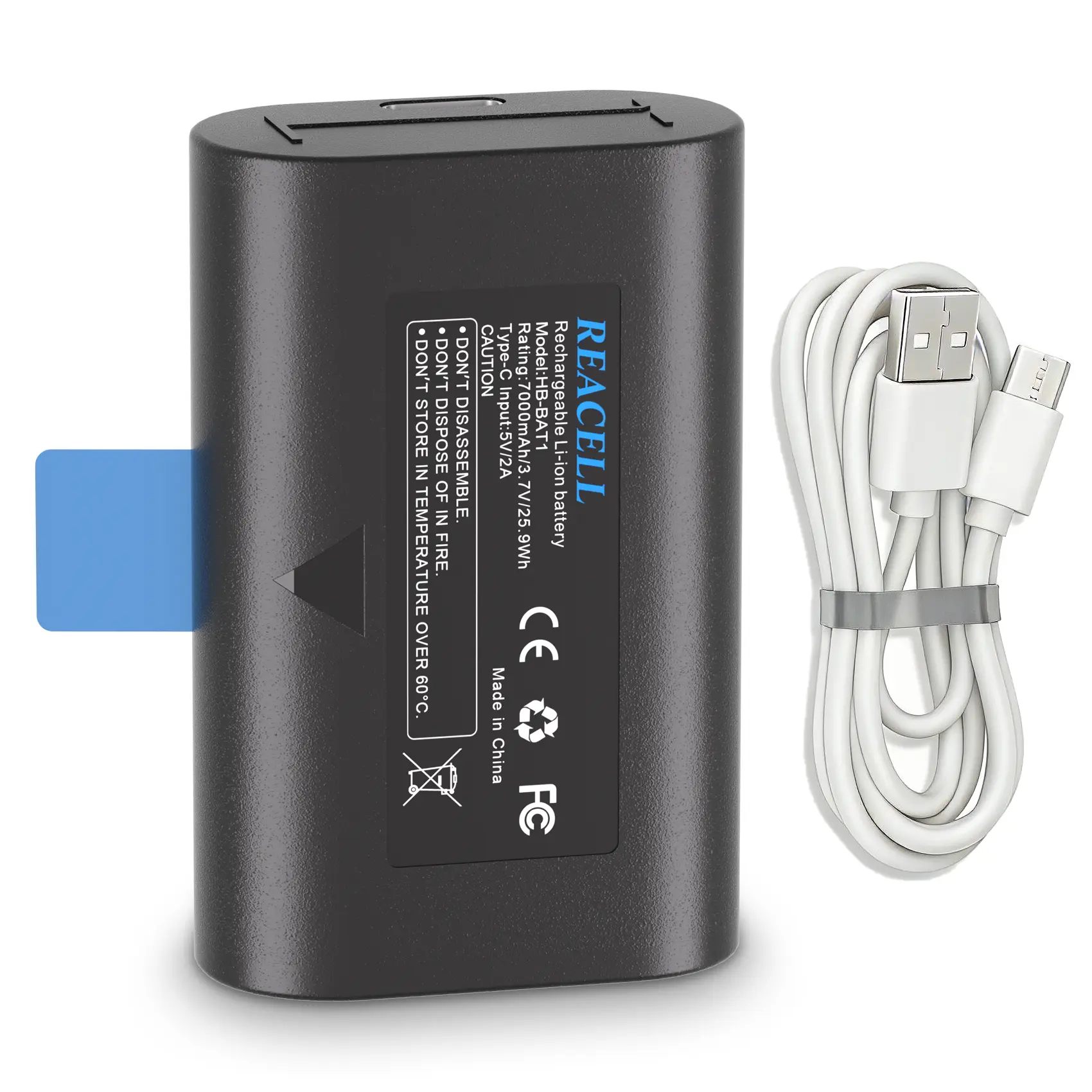 Extra Outdoor Camera Battery Pack for SimpliSafe Wireless Outdoor Security Cameras, 7000mAh with Type-C Charging Cable, 1-Pack, Accessories, Battery Pack Batteries