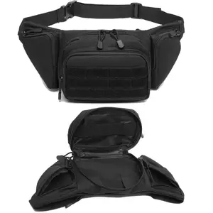Fanny pack  Tactical Waist Pistol Bag Multi-functional Fanny Pack Shoulder Chest Assult Bag, Gun holster  Tactical Military pistol holster tactical  accessories