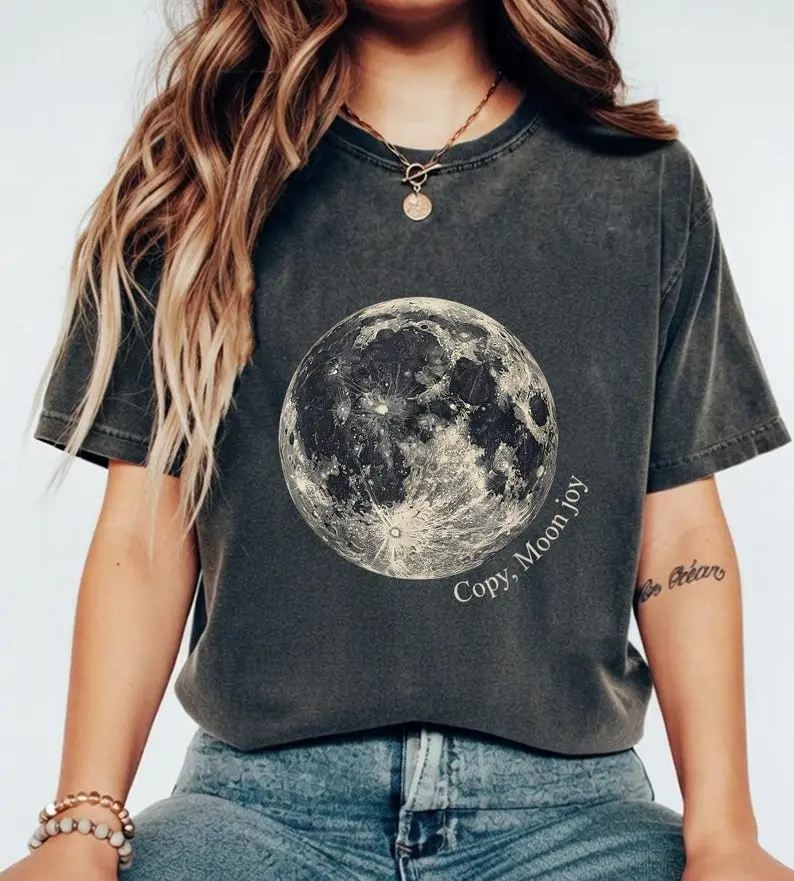 Vintage Copy Moon Joy Shirt,Artemis II Mission Trendy shirt, Moon Mission Map Shirt