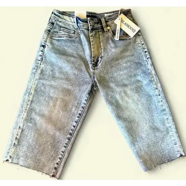 BLANKNYC Classic Bermuda Shorts Casual Womenswear Bottom Style Women Lady Comfort Denim
