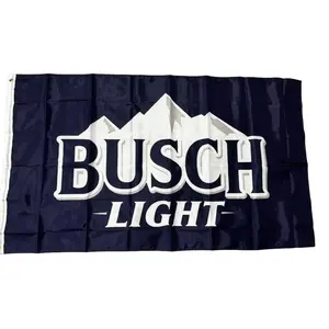 Beautiful Budweiser Buuuuusch Light Flag 3x5ft