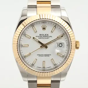 Rolex White Datejust 41mm 126333
