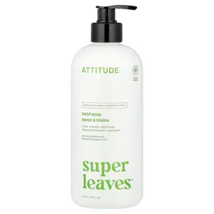 ATTITUDE Super Leaves™, Hand Soap, Olive Leaves, 16 fl oz (473 ml)