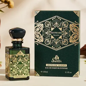 Sellion ARTWORK AROMATIC WOODY Eau de Parfum Intense 100ml 3.3fl oz | Bergamot Cedar & Vanilla Unisex Woody Perfume | perfumes para hombres | men's perfume | women's perfume | long lasting perfume