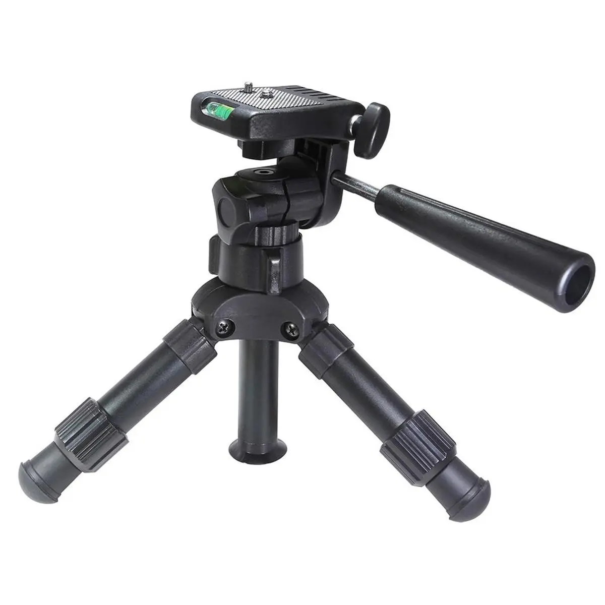 VidPro TT-12 Heavy Duty 3-Section Aluminum Table Top Tripod with 3-Way Pan Head