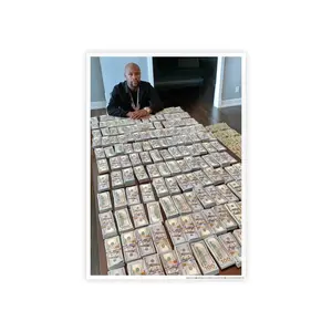 $1000000 MONEY MAYWEATHER POSTER 11.7" X 16.5" High-Gloss Finish Vibrant Decoration Durable 185 gsm USA Assembled Vertical Poster