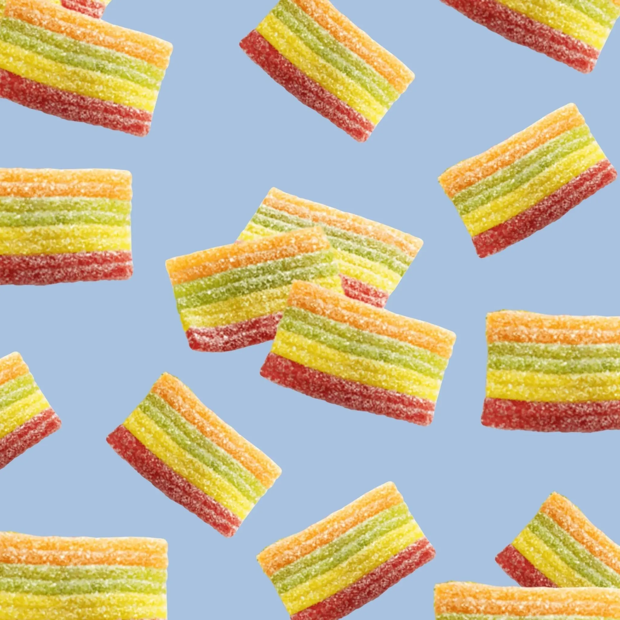 Vidal Sour Rainbow Belt Bites