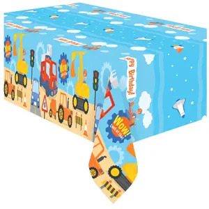 Blippi Tablecloth Vehicle - Blippi Party Supplies