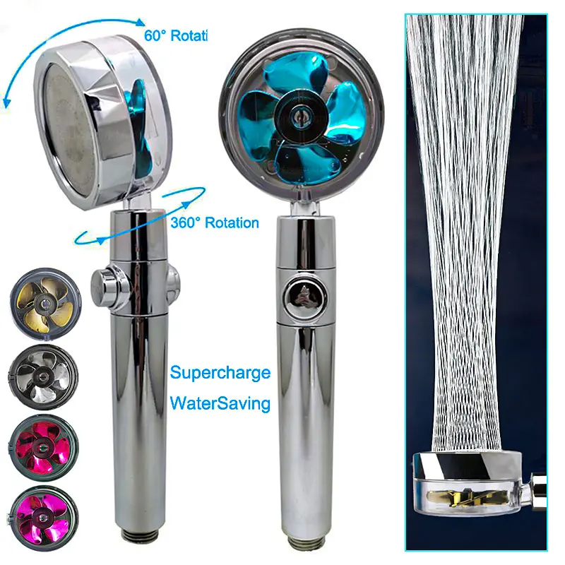 Designed Fan Shower Head Water Saving
