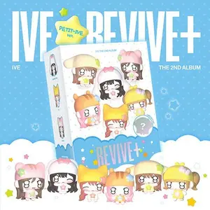 IVE – REVIVE+ (PETIT-IVE Ver. 한정반 / Limited) | The 2nd Album Official K-Pop “Merch Album” | Random PETIT-IVE Plush Keyring + Matching Photocard & Sticker | QR Smart Album + Lyric Book | BLACKHOLE / BANG BANG | DIVE Collectible
