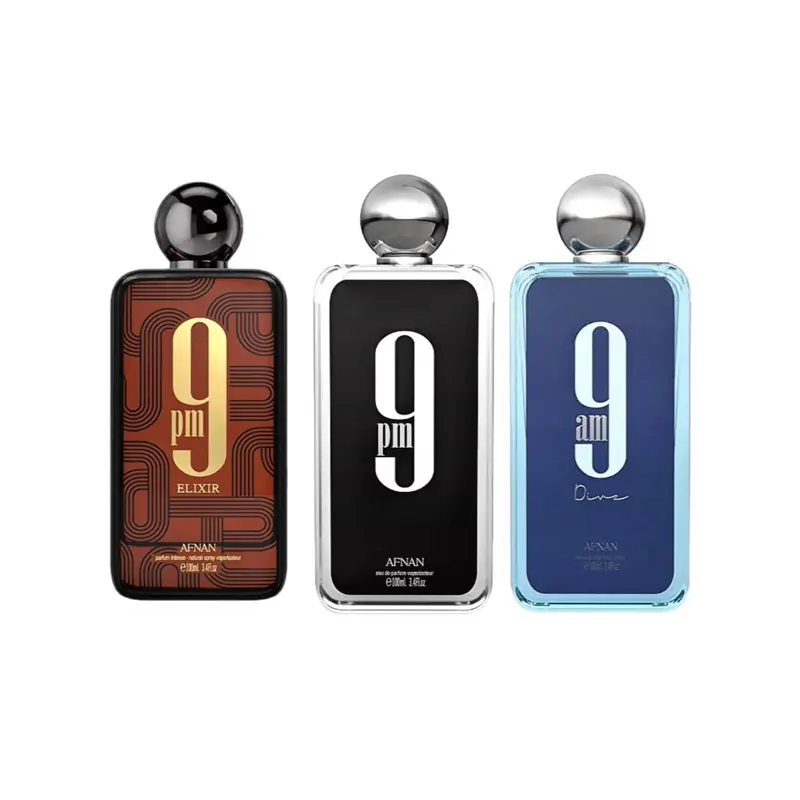 Afnan perfumes new trio bundle | Afnan 9pm + Afnan 9am Dive + Afnan 9pm elixir Afnan perfumes new trio bundle | Afnan 9pm + Afnan 9am Dive + Afnan 9pm elixir