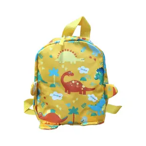 Cute Cartoon Dinosaur Backpack for Kids, Dual-Shoulder Bag, Adorable Design, Perfect for School and Play, School Backpacks