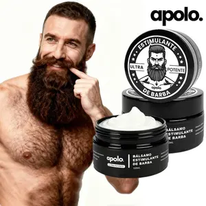 Apolo Ultra Potente Minoxidil Beard Growth Cream - Men's Special Thickening Formula, Max-Strength Beard Stimulant Cream, Target Alopecia Beard, Hyper-Fast Follicle Activation & Sparse Repair, Delivers Full Perfect Beard!Fix Sparse Spots/1PCS