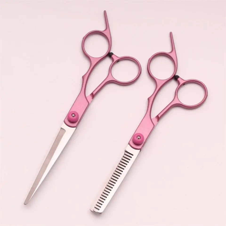 Professional Hair Cutting Scissors, 2-Pack Stainless Steel Hairdressing & Thinning Shears Set, Salon & Home Barber Styling Tools, Shears For Hair
