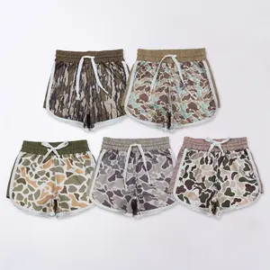 Camo Print Summer Girls Shorts