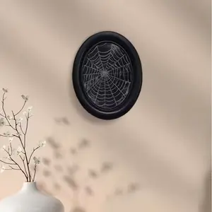 Vintage Art Spider Web Decorative Home Item Hanging Ornaments, Perfect for Halloween Christmas Thanksgiving, Wall Decoration for Room Office