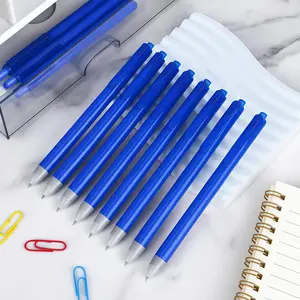12 Pack Retractable Erasable Gel Pens — 0.5mm Fine Point Blue Ink | Smooth No-Smudge Writing for School, Office, Planner, Drawing & Crossword Puzzles | Make Mistakes Disappear with Built-In Erasers