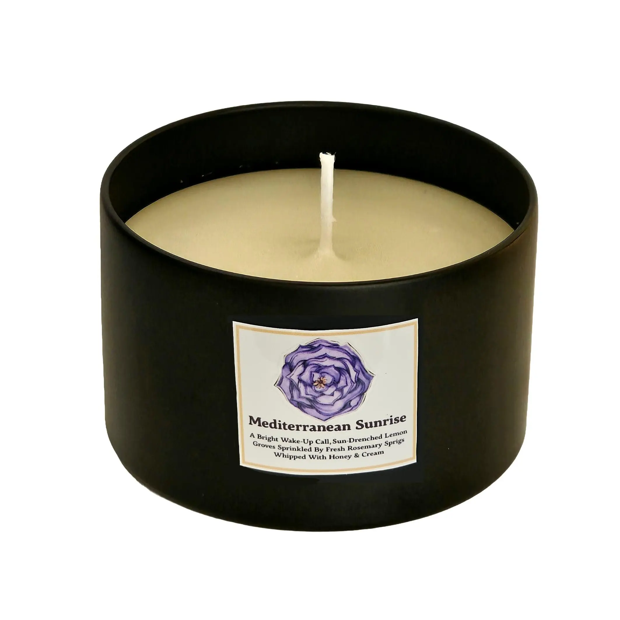 Mediterranean Sunrise Aromatherapy Therapy Candle for Relaxation, Essential Oil-Infused Wellness Product