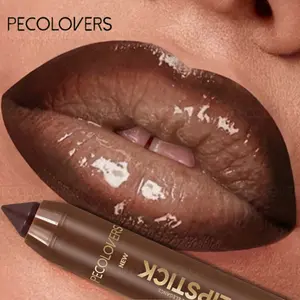 Brown Dark Lipstick Matte Lip Liner Pen Sexy Velvet Natural Contour Lip Contour Pencil Tinted Lip Liner Long Lasting Lips Makeup Stain Cosmetics