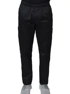 Chef Code | Cargo Chef Pants, Elastic Waist with Drawstring and Zipper Cargo Pockets