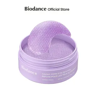 [Biodance Official] Caviar PDRN Eye Patch, Under Eye Patches for Dark Circles, Depuffing Brightening Eye Masks for Puffy Eyes, Tired Eyes, Deep Nourishing, Korea skincare (60ea)