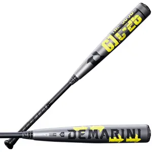 DeMarini The Goods Gunmetal -3 BBCOR Baseball Bat WBD2650010