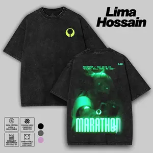 Marathon Gameplay Graphic Tee Washed Tee Game Acid Washed Lightweight Cotton TSHIRT, Gift For Gamer