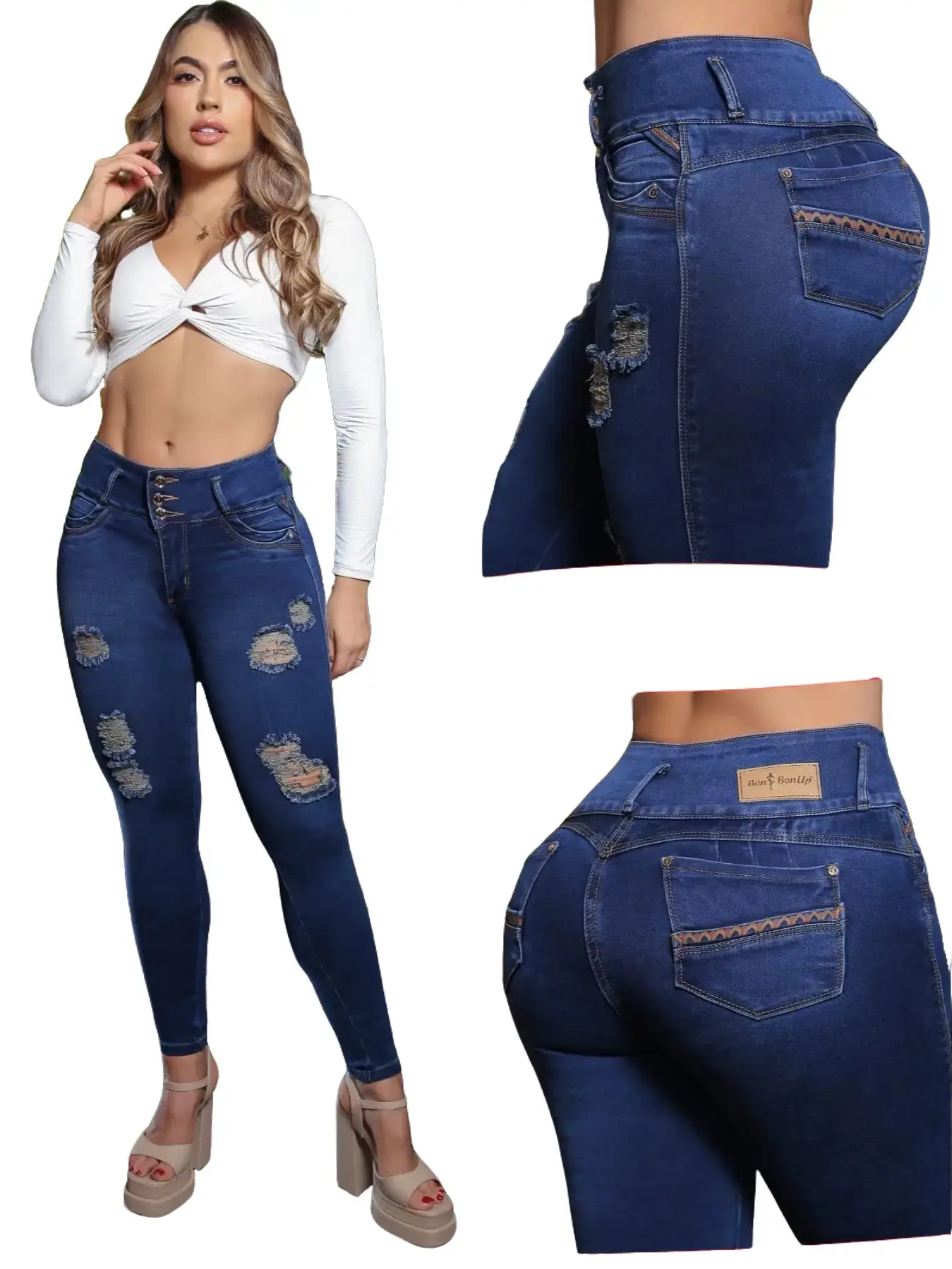 COLOMBIAN BONBONUP WOMAN'S JEANS BUTT LIFTER