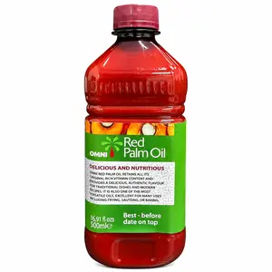 Manteca de Corojo Red Palm Oil 500ml / 16.9 fl oz – Authentic Unrefined Red Palm Oil for African, Caribbean & Nigerian Cooking, Traditional Flavor