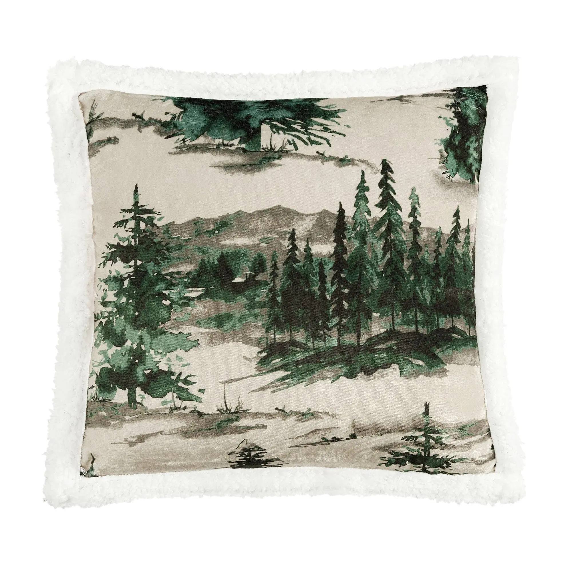 Joshua Campfire Sherpa Pillow